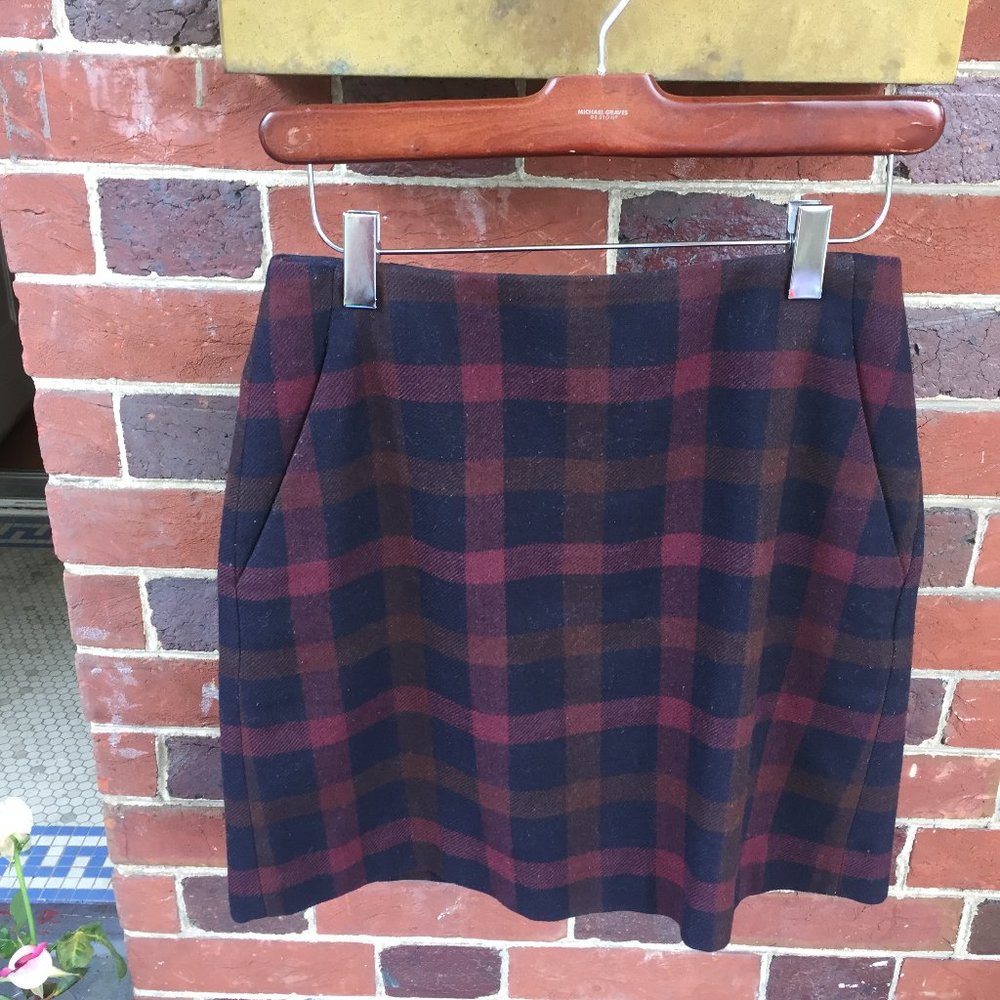 Plaid Uniqlo Skirt